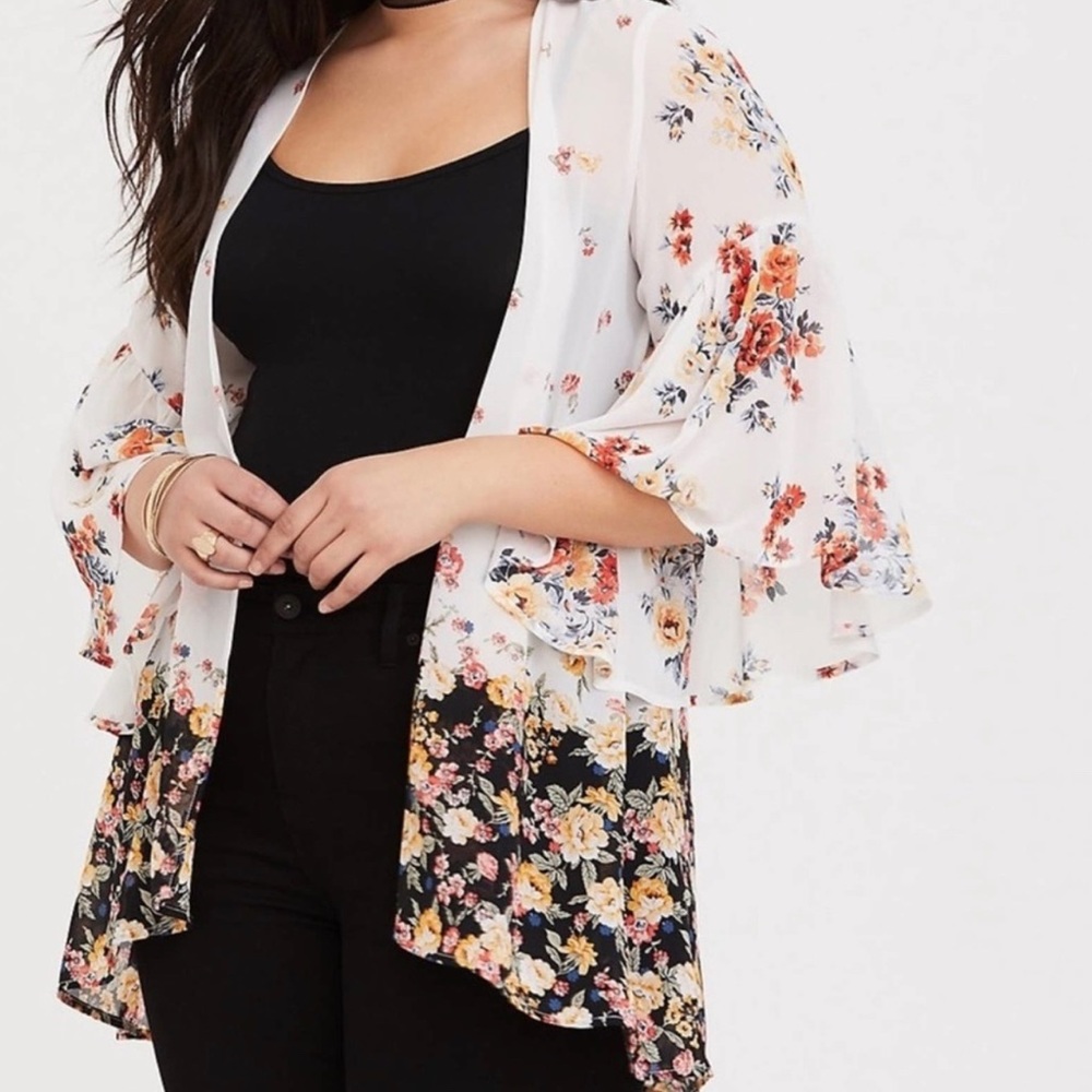 Torrid ivory kimono